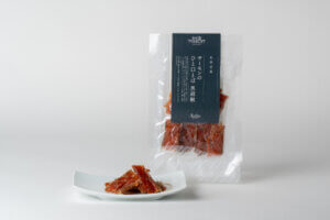 北海道産　サーモンのひと口とば　黒胡椒