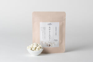 北海道産小豆使用　あずきとみるく