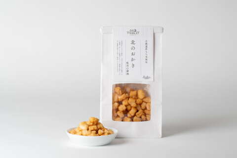 北海道産もち米使用　北のおかき　旭川の醤油