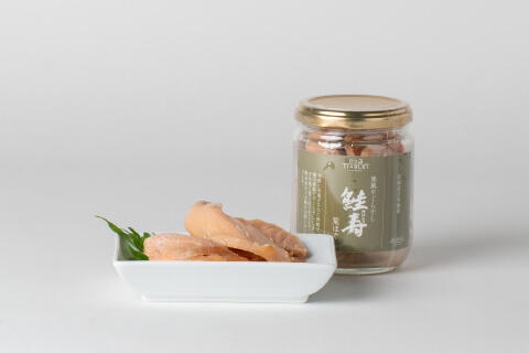 北海道日本海産 寒風やぐら干し 鮭寿 荒ほぐし